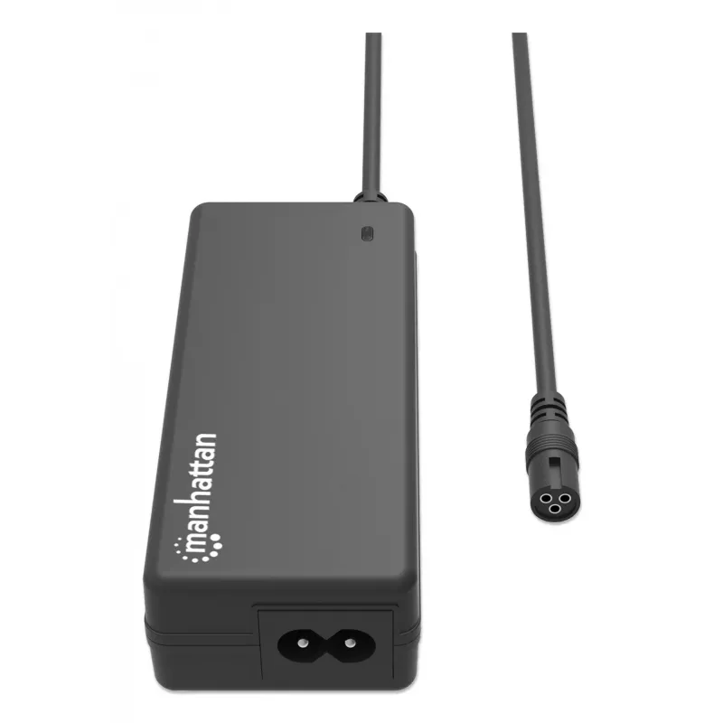 Manhattan alimentatore universale per notebook/laptop EU, 65 W, automatico con 9 punte, compatibile con la maggior parte dei laptop, ideale come alimentatore di ricambio, cavo di alimentazione EU, compatibile tra gli altri con: Acer, Asus, Dell, Fujitsu, HP, Lenovo, Samsung, Toshiba e altri