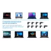 Manhattan alimentatore universale per notebook/laptop EU, 65 W, automatico con 9 punte, compatibile con la maggior parte dei laptop, ideale come alimentatore di ricambio, cavo di alimentazione EU, compatibile tra gli altri con: Acer, Asus, Dell, Fujitsu, HP, Lenovo, Samsung, Toshiba e altri