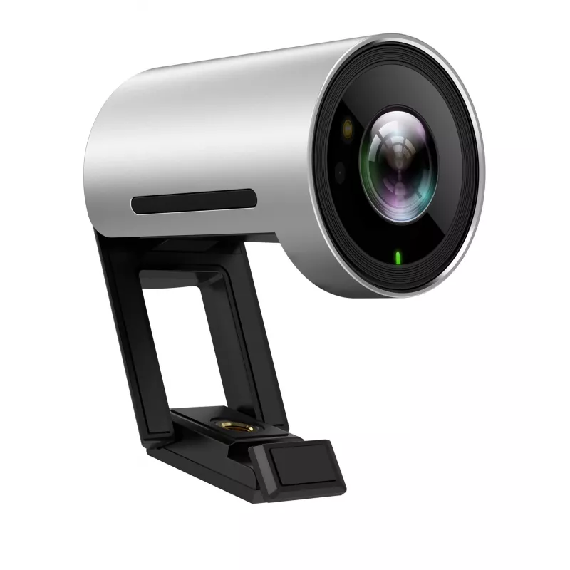 Webcam Yealink UVC30 Ultra HD 4K per PC – 8,51 MP, 3840×2160, USB 3.2 Gen 1, supporto a clip, nero/argento