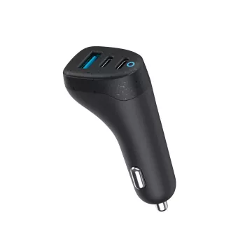 eSTUFF INFINITE Triple Car Charger caricabatterie da auto, 100 W, 2x USB-C + 1x USB-A (ES631035)