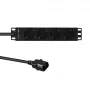 PDU rack Lanview LVR-2MSCH-SCH-C13-4 – Unità di distribuzione di corrente Lanview modello LVR-2MSCH-SCH-C13-4