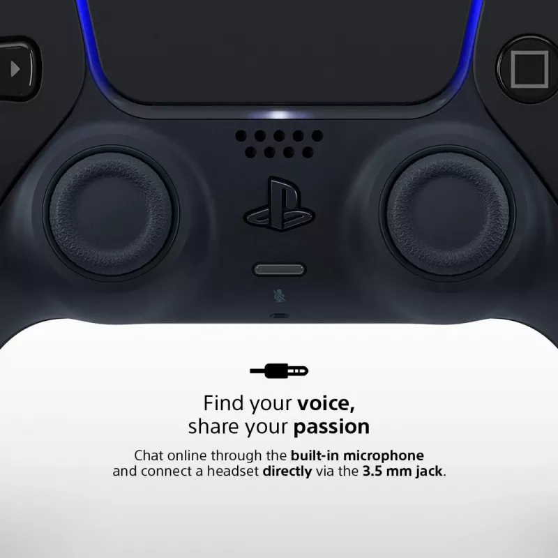 Gamepad Sony DualSense v3 nero — Bluetooth/USB, PS5, batteria ricaricabile integrata, USB-C, con e senza fili