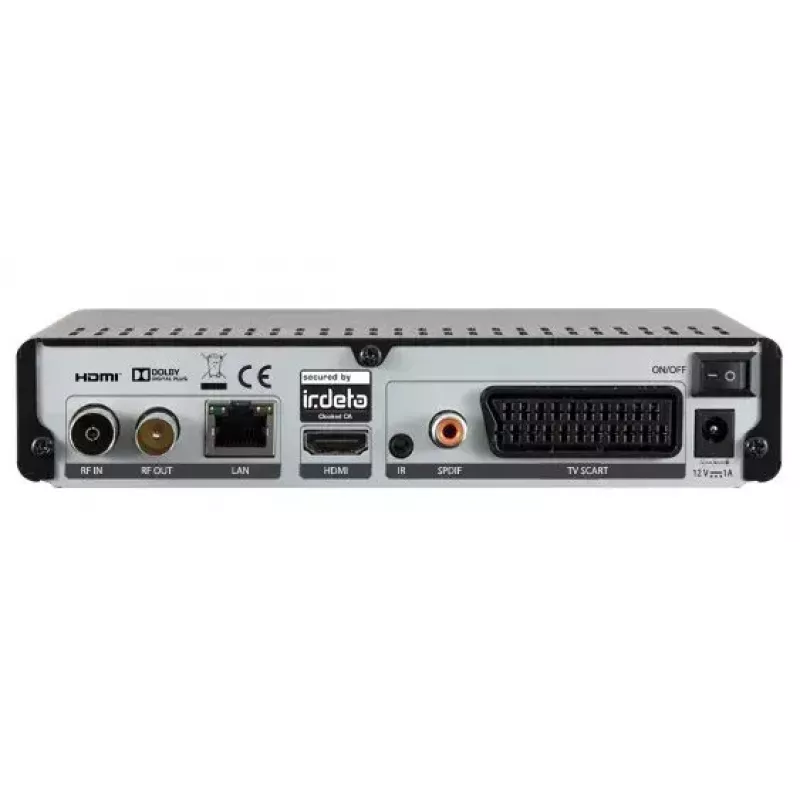 Ricevitore digitale DigitalBox IMPERIAL T2 IR Nero
