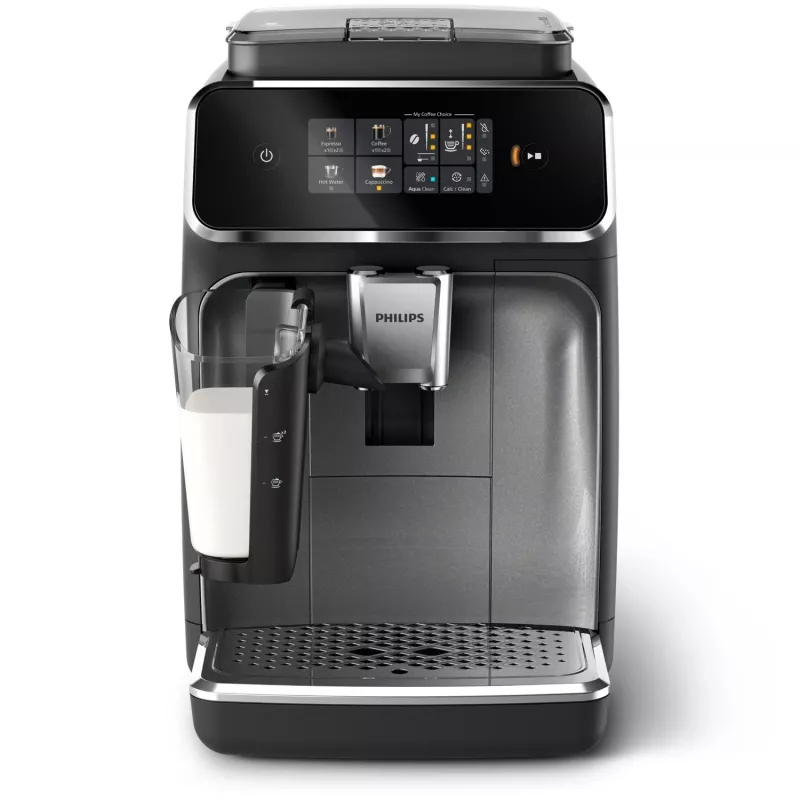 Philips Series 2300 EP2339/40 LatteGo macchina da caffè automatica, Black Panthera/Chrome