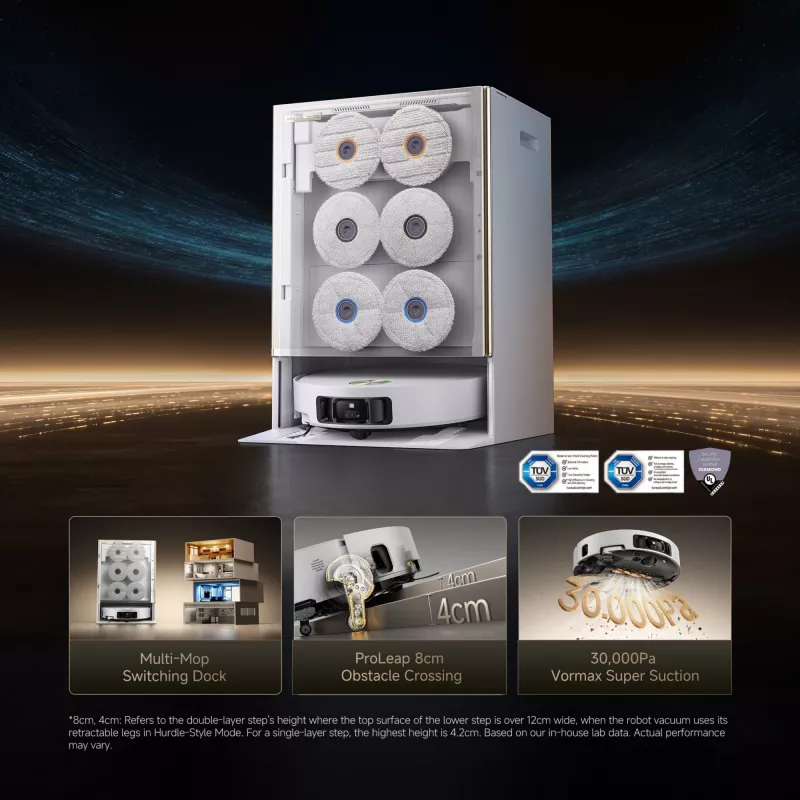 Robot aspirapolvere Dreame Matrix 10 Ultra bianco