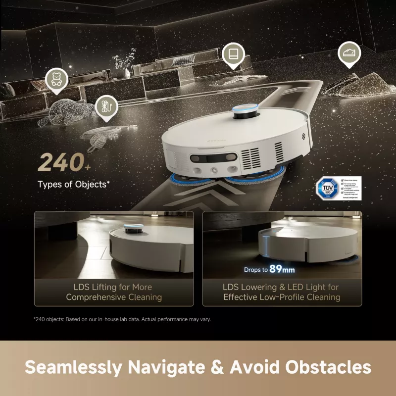 Robot aspirapolvere Dreame Matrix 10 Ultra bianco