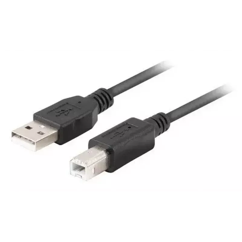 Cavo USB 2.0 LANBERG CA-USBA-15CU-0030-BK, USB A a USB B, 3 m, nero