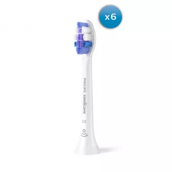 Philips Sensitive HX6056/87 confezione da 6 testine spazzolino 6 pz. bianco