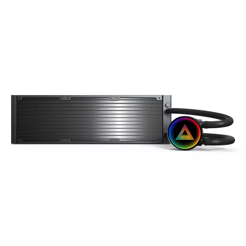 Montech LightFlow ARGB 360 dissipatore liquido all-in-one per processore 12 cm nero 1 pz.