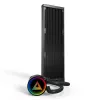 Montech LightFlow ARGB 360 dissipatore liquido all-in-one per processore 12 cm nero 1 pz.