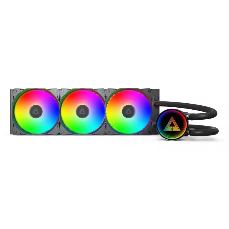 Montech LightFlow ARGB 360 dissipatore liquido all-in-one per processore 12 cm nero 1 pz.