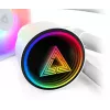 Montech LightFlow ARGB 360 dissipatore liquido all-in-one per processore 12 cm nero 1 pz.