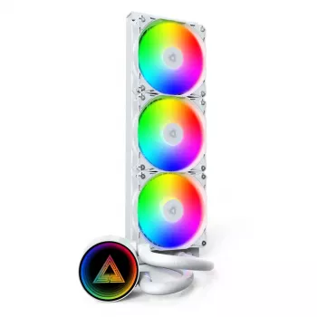 Montech LightFlow ARGB 360 dissipatore liquido all-in-one per processore 12 cm bianco 1 pz.
