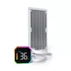 Montech HyperFlow Digital 240 dissipatore liquido all-in-one per processore 12 cm bianco 1 pz.