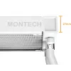 Montech HyperFlow Digital 240 dissipatore liquido all-in-one per processore 12 cm bianco 1 pz.