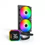 Montech HyperFlow Digital 240 dissipatore liquido all-in-one per processore 12 cm nero 1 pz.
