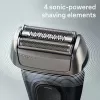 Braun Series 8 8513s rasoio wet & dry con base di ricarica e custodia da viaggio, fjordgrau
