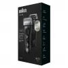 Braun Series 8 8513s rasoio wet & dry con base di ricarica e custodia da viaggio, fjordgrau