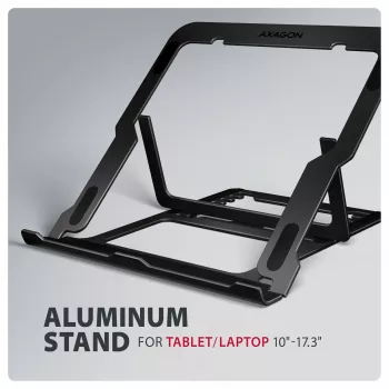 Axagon STND-LAB supporto per laptop in alluminio misura 10