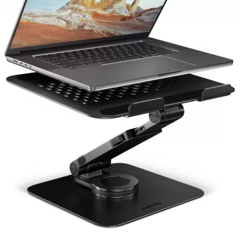 Supporto per laptop AXAGON STND-LRB — alluminio, rotazione 360°, per 10