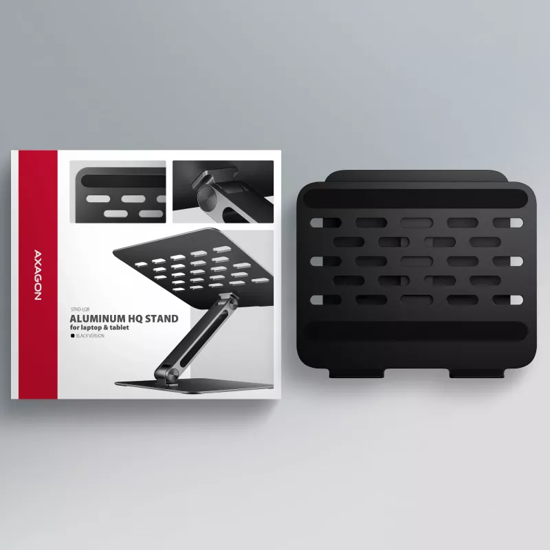 Supporto per laptop e tablet AXAGON STND-LQB per 10
