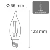 Lampadina LED VISIONAL VS-B-7 6W, 840 lm, 3000K