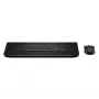Set tastiera e mouse HP Multi-Device USB/Bluetooth PR585C con poggiapolsi, nero, mouse incluso