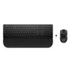 Set tastiera e mouse HP Multi-Device USB/Bluetooth PR585C con poggiapolsi, nero, mouse incluso