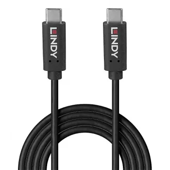 Cavo USB Lindy 36976 USB 3.2 Gen 2x2 1 m USB-C nero