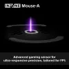 Mouse da gaming wireless Sony INZONE per destrimani RF ottico 30000 DPI, accelerazione 70G, scroll a rotella