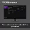 Mouse da gaming wireless Sony INZONE per destrimani RF ottico 30000 DPI, accelerazione 70G, scroll a rotella