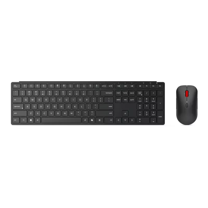 Lenovo Multi-Mode Pro Combo tastiera e mouse 6000-lituano | Set tastiera e mouse | wireless | mouse incluso | lituano | Bluetooth | Eclipse nero