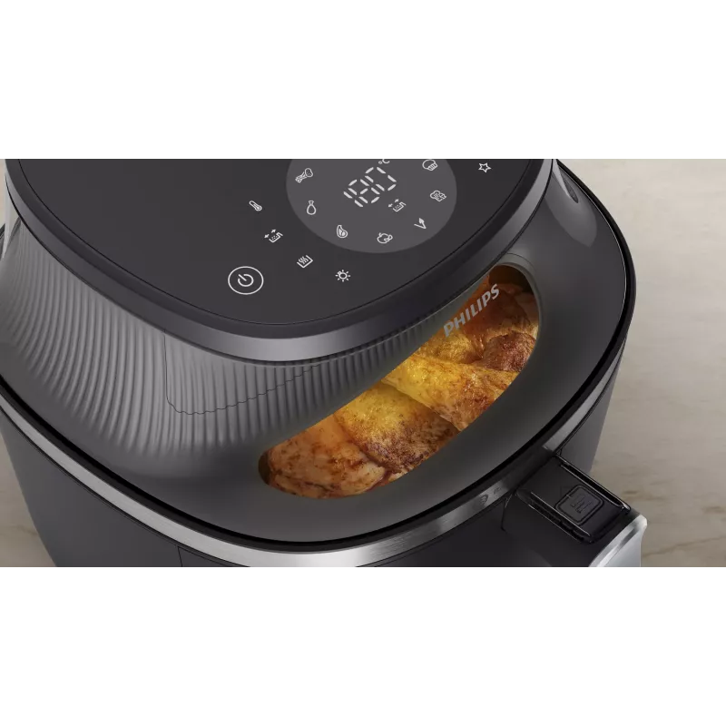 Friggitrice ad aria Philips serie 3000 NA330/00 — 6,2 l, 1700 W, touch LED, nera