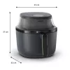Friggitrice ad aria Philips serie 3000 NA330/00 — 6,2 l, 1700 W, touch LED, nera