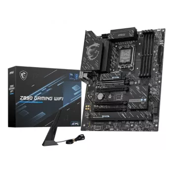 Scheda madre MSI Z890 Gaming WiFi — Intel Z890 ATX, LGA1851 (S1851), DDR5, 4x DIMM, Wi-Fi 7, 2.5GbE, 3x M.2