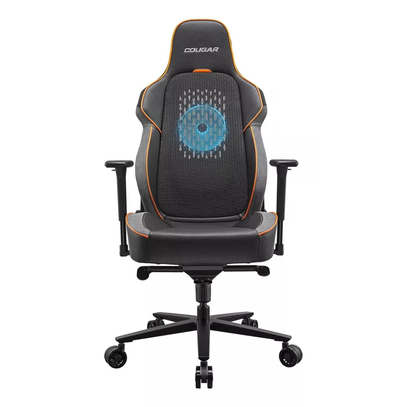 Sedia da gaming COUGAR Gaming NxSys Aero seduta rigida nero/arancione
