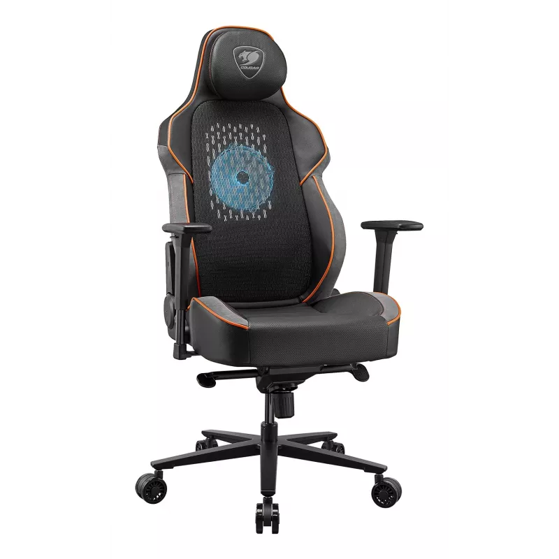 Sedia da gaming COUGAR Gaming NxSys Aero seduta rigida nero/arancione