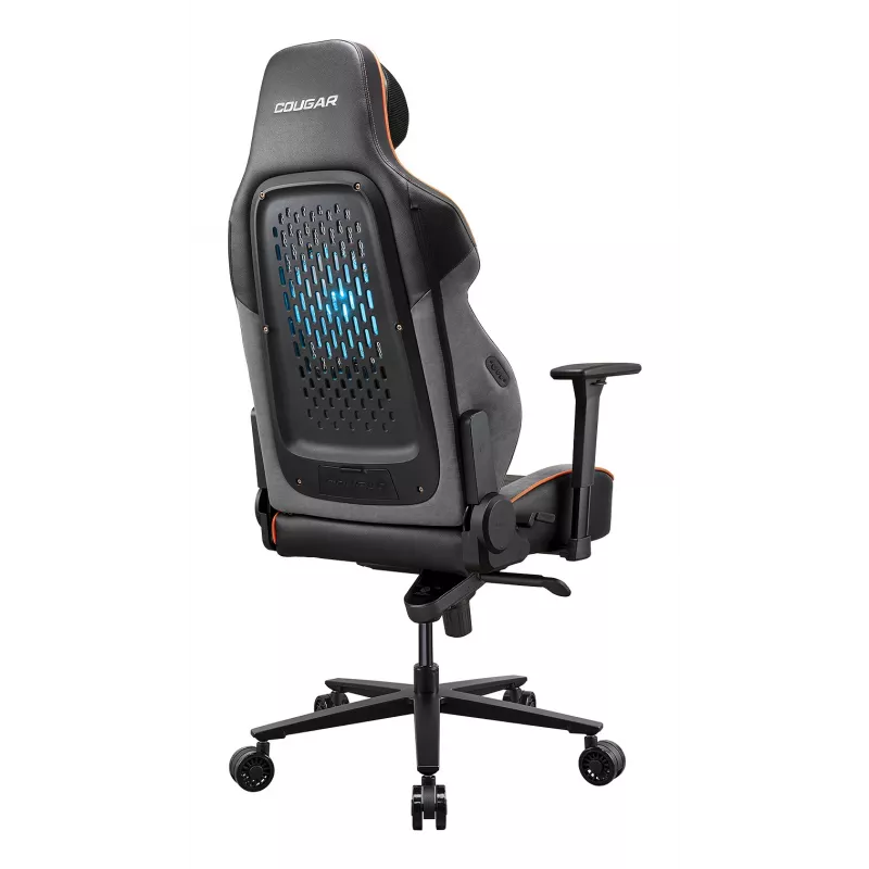 Sedia da gaming COUGAR Gaming NxSys Aero seduta rigida nero/arancione
