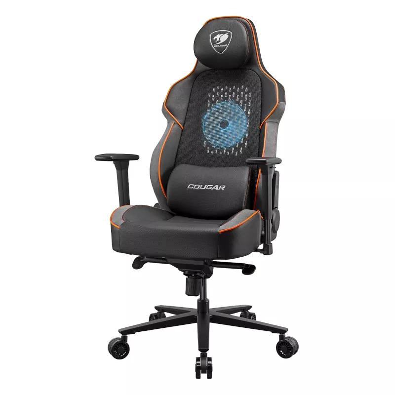 Sedia da gaming COUGAR Gaming NxSys Aero seduta rigida nero/arancione