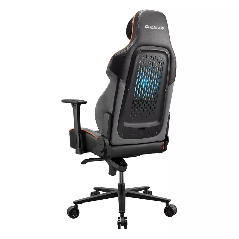 Sedia da gaming COUGAR Gaming NxSys Aero seduta rigida nero/arancione
