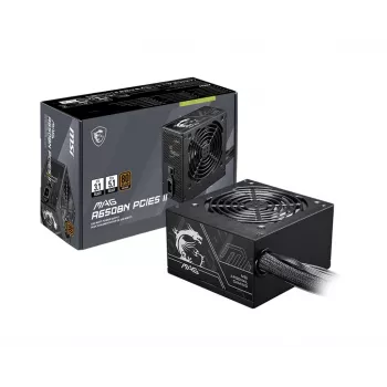 Alimentatore MSI MAG A650BN PCIE5 II 650W 20+4 pin ATX 80 PLUS Bronze nero