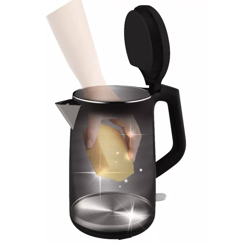 Tefal KO3718 bollitore elettrico 1,5 L 2400 W nero, acciaio inox