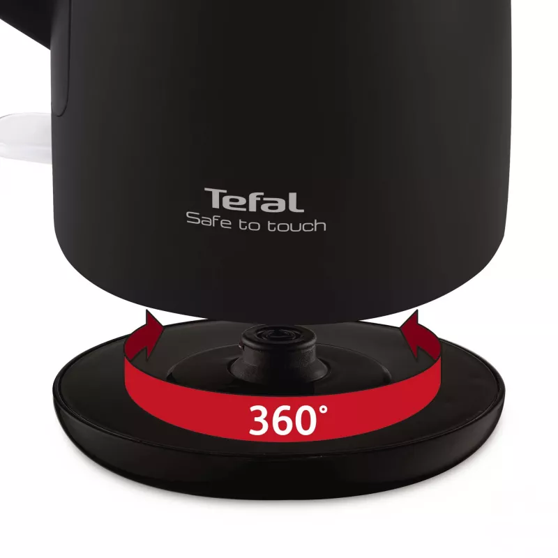 Tefal KO3718 bollitore elettrico 1,5 L 2400 W nero, acciaio inox