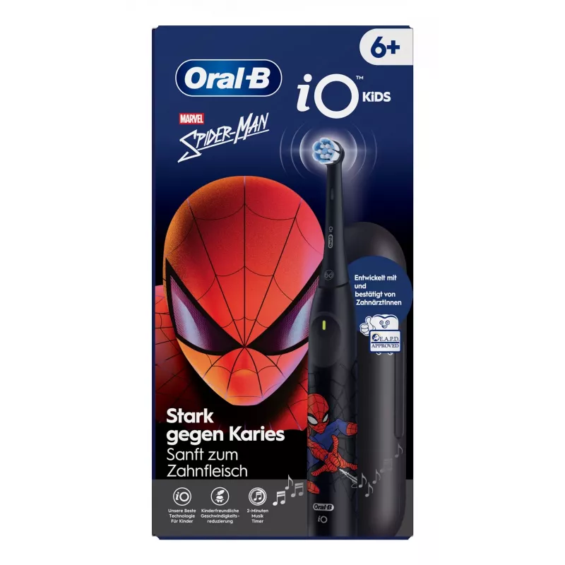 Oral-B iO Kids Spiderman spazzolino elettrico per bambini nero