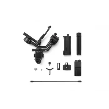 Stabilizzatore per camera DJI RS 5 — alluminio, nero, 30 h di autonomia, 1,46 kg