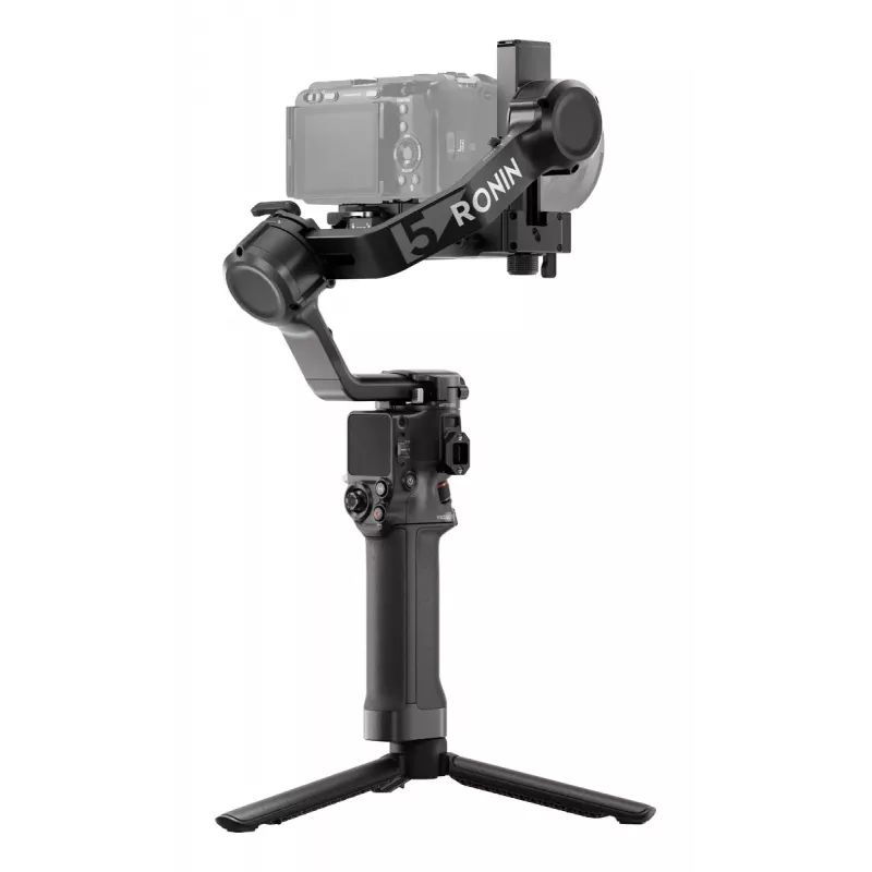 Stabilizzatore per camera DJI RS 5 — alluminio, nero, 30 h di autonomia, 1,46 kg