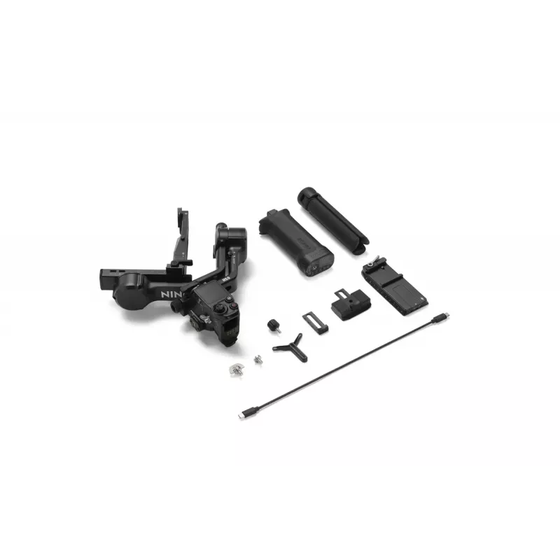Stabilizzatore per camera DJI RS 5 — alluminio, nero, 30 h di autonomia, 1,46 kg