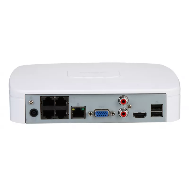 Dahua Technology Lite NVR4104-P-4KS3 1U bianco