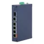 Switch managed hardened DAHUA CHS4106-4ET-60 — 6 porte, 4x PoE 10/100, L2, 4,8 Gbit/s, 8000 MAC