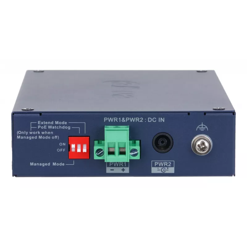 Switch managed hardened DAHUA CHS4106-4ET-60 — 6 porte, 4x PoE 10/100, L2, 4,8 Gbit/s, 8000 MAC